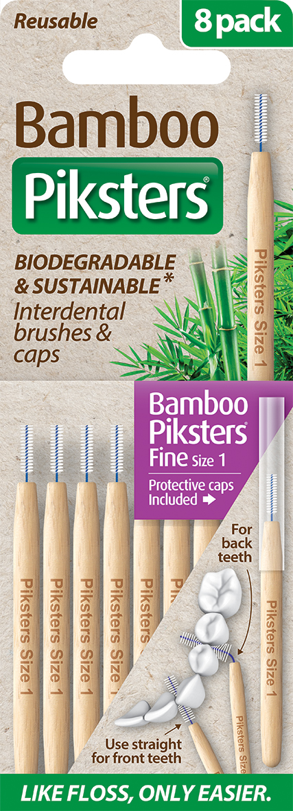 PIKSTERS Bamboo Purple Size 1 8 Pack